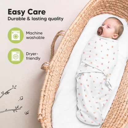 KeaBabies Soothe Baby Swaddles 0-3 Months - available in 9 colors