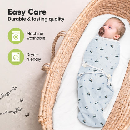 KeaBabies Soothe Baby Swaddles 0-3 Months - available in 9 colors