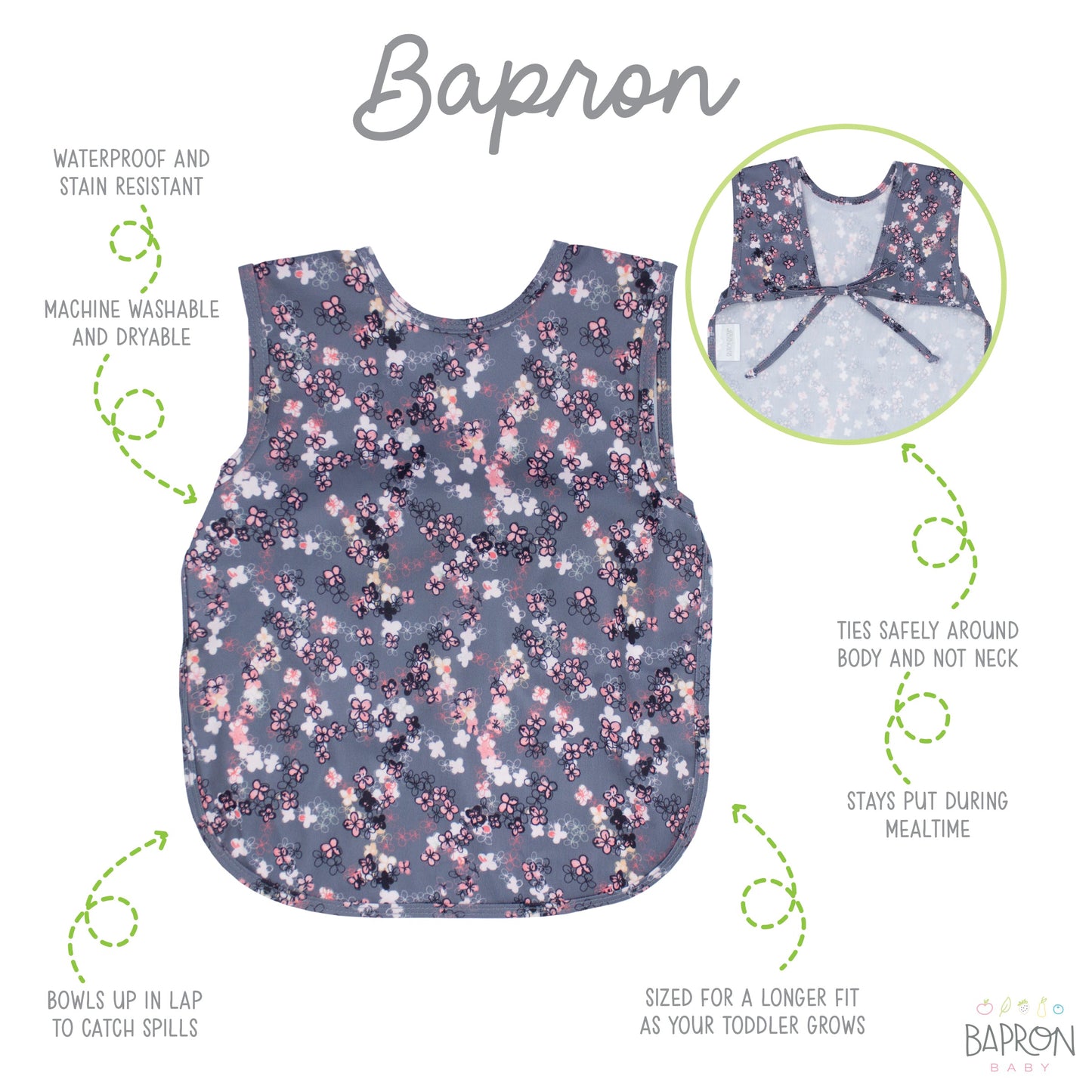 Ditsy Floral Bapron SALE **PRESCHOOL SIZE ONLY**