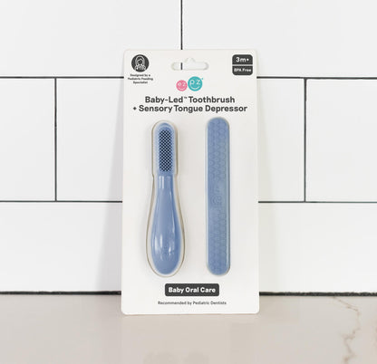 Baby-Led™ Toothbrush + Tongue Depressor