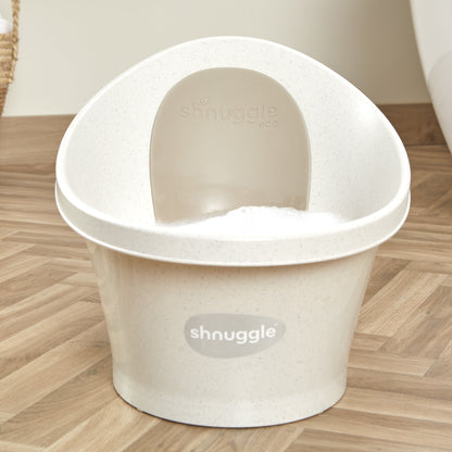 Shnuggle Baby Bath | Newborn baby bath Support with Bum Bump | Compact Bathtub for babies | Bath Seat Suitable from Birth