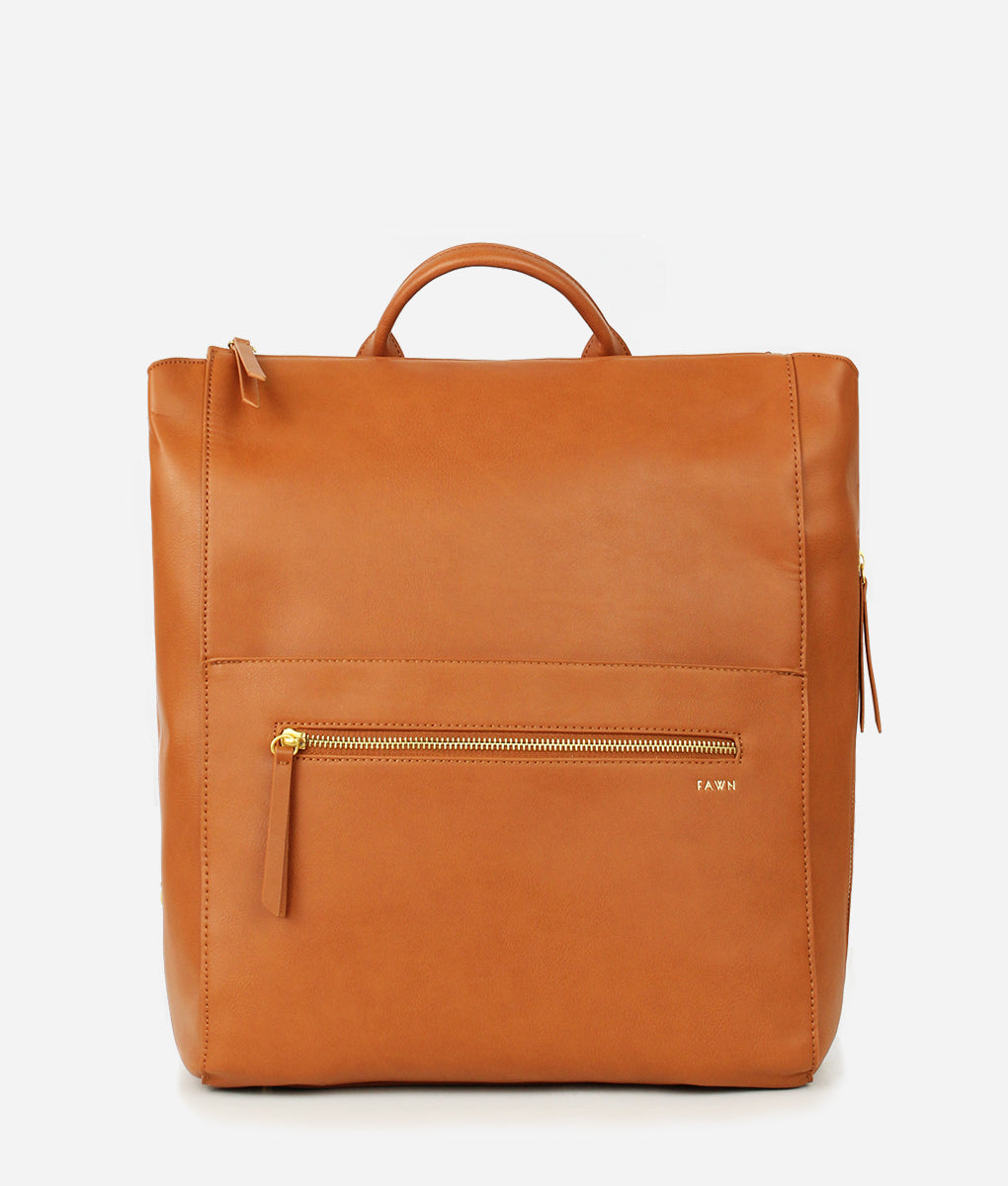 The Square Diaper Bag - Brown