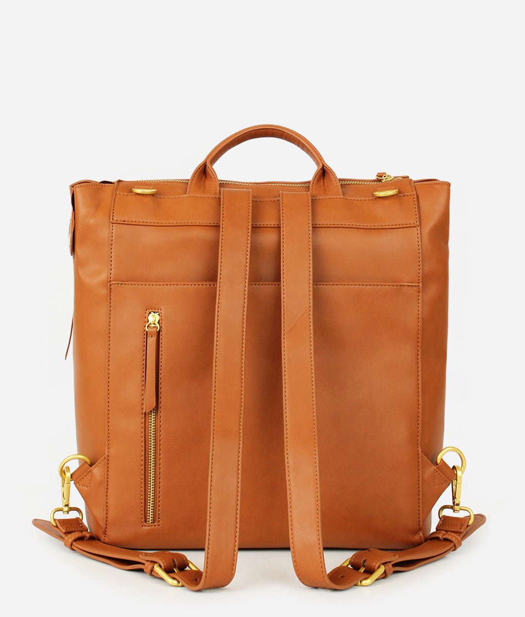The Square Diaper Bag - Brown