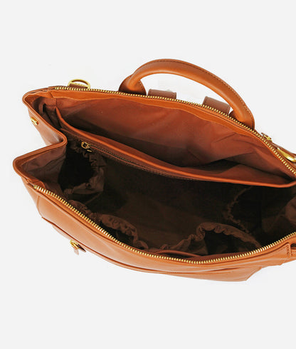 The Square Diaper Bag - Brown