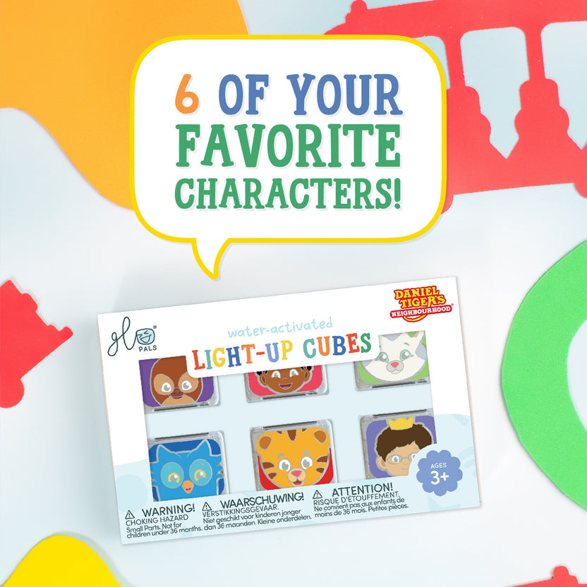 Glo Pals Daniel Tiger's Neighborhood Light-Up Cubes 6-Pack