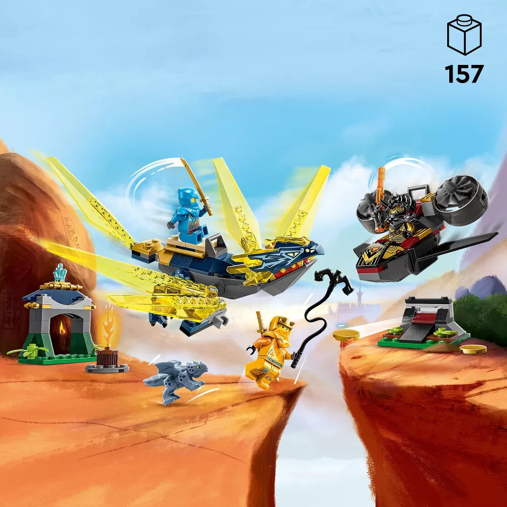 LEGO NINJAGO Nya and Arin's Baby Dragon Battle 71798