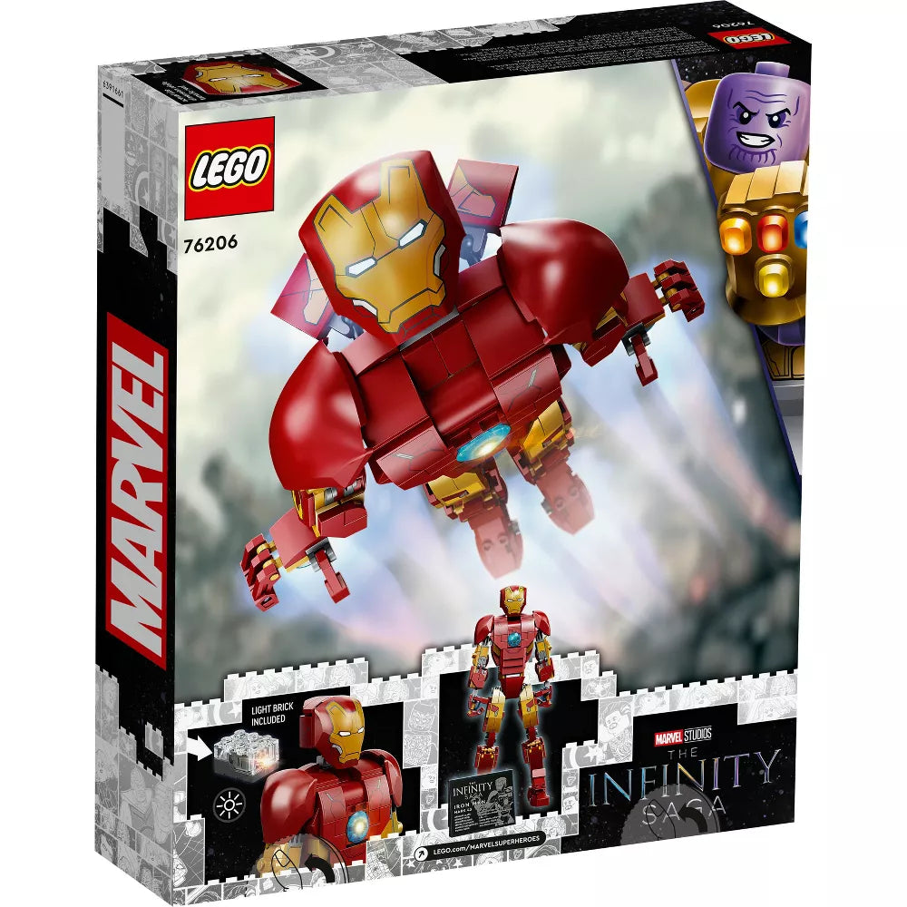 LEGO Marvel Iron Man Figure Infinity Saga 76206