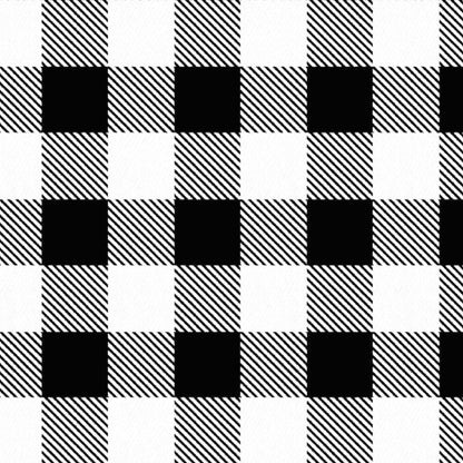 White Buffalo Plaid - Waterproof Wet Bag (For mealtime, on-the-go, and more!)