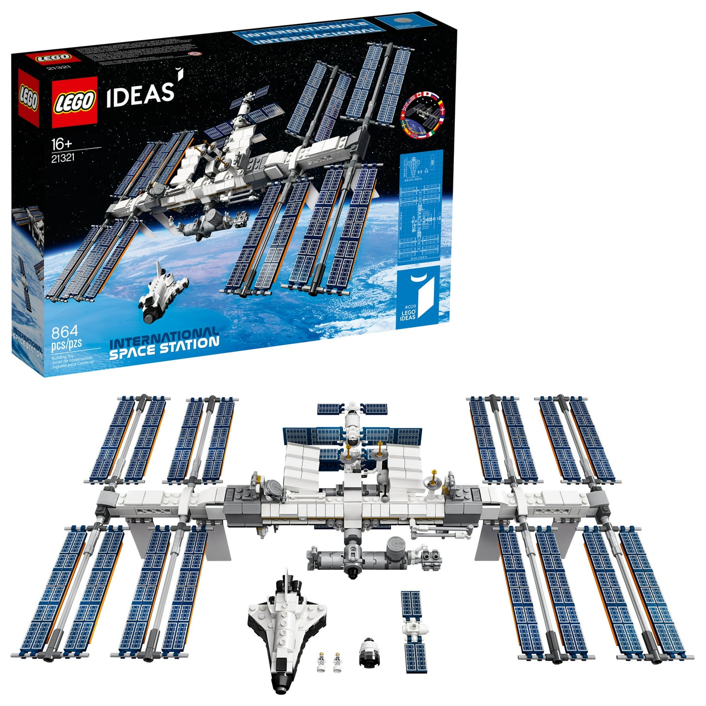 LEGO Ideas International Space Station 21321 (864 Pieces)