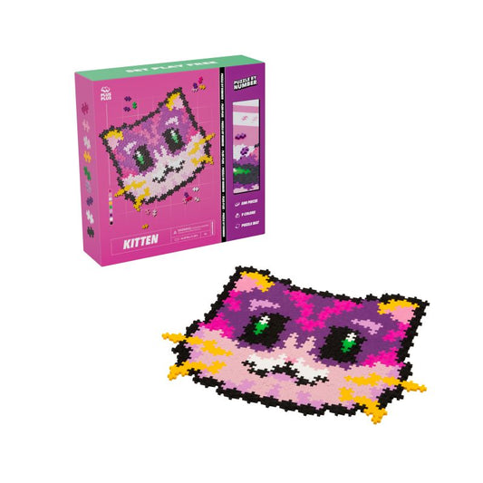 Plus Plus Puzzle by Number - 500 pc Kitten