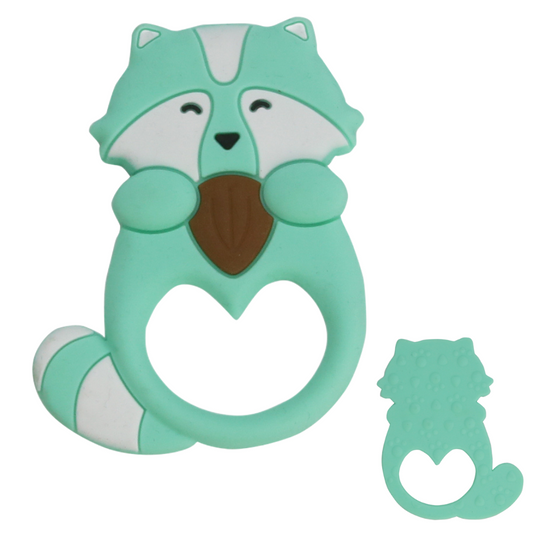 Busy Baby Baby Raccoon Silicone Teething Toy