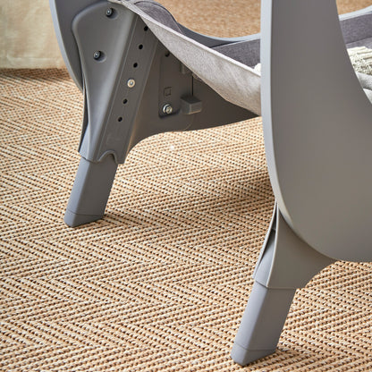 Shnuggle Air Lite Bedside Bassinet | Infant Crib | Height Adjustable Baby Bed with Mattress + 1 Waterproof + 2 White Sheets