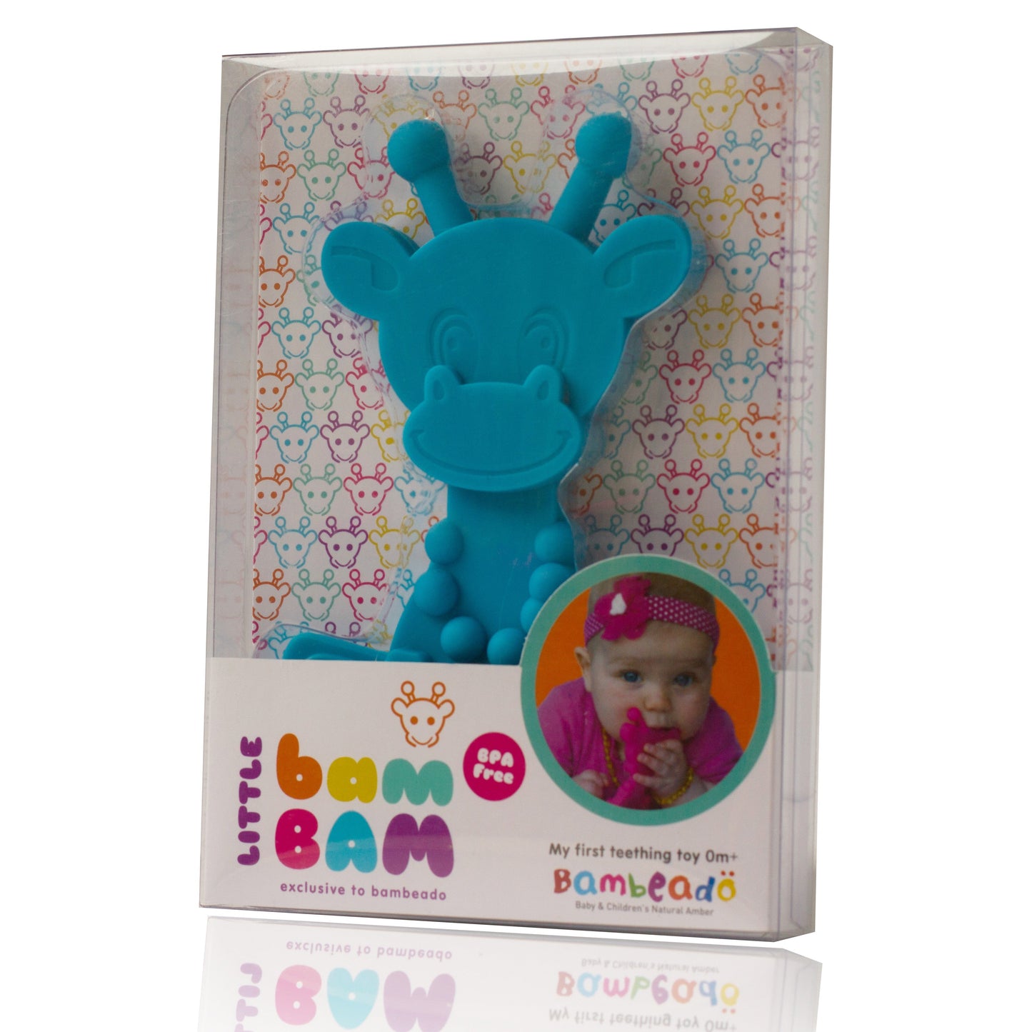 Little bamBAM Baby Teething Toy – Cyan