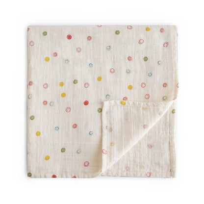 Organic Cotton Muslin Swaddle Blanket