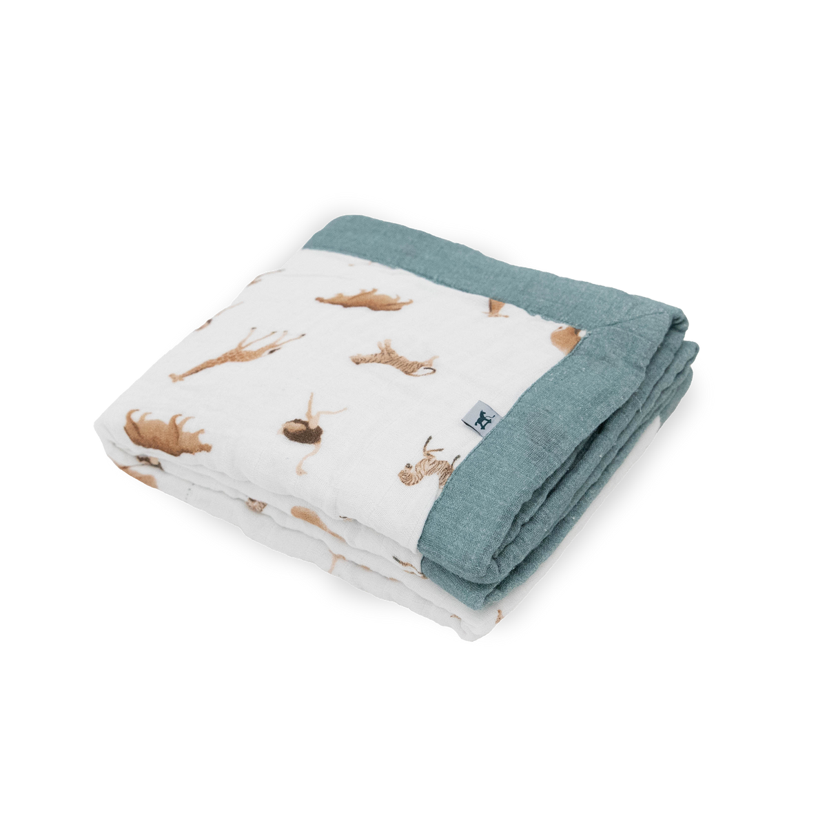 Little Unicorn Cotton Muslin Baby Blanket - Animal Crackers