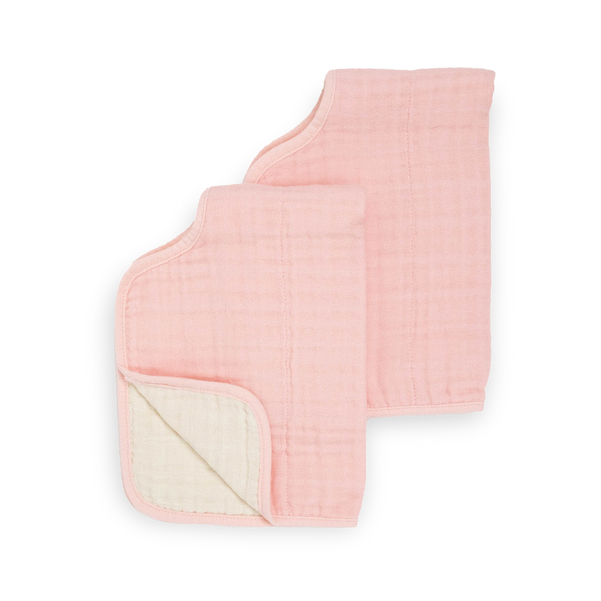 Little Unicorn Muslin Burp Cloth 2pk - Rose Petal