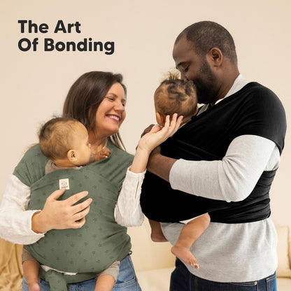 KeaBabies Baby Wrap Carrier - Forest Berries