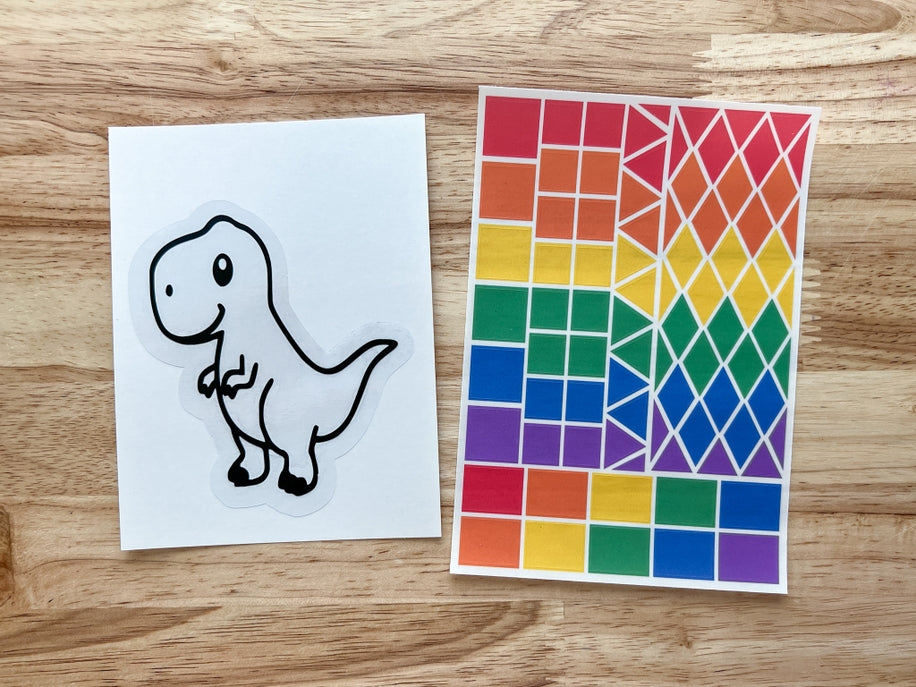Dino 2024 Suncatcher Sticker Craft Kit