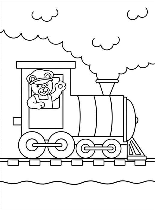 My First Coloring Book - Things That Go