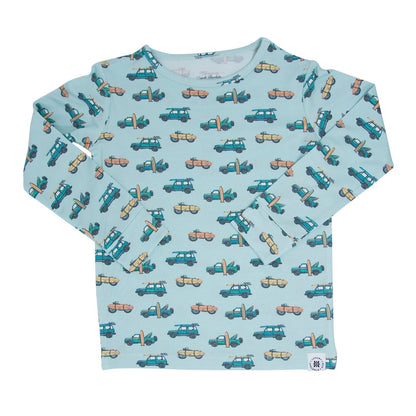 Surfing Beach Big Kid Pajama