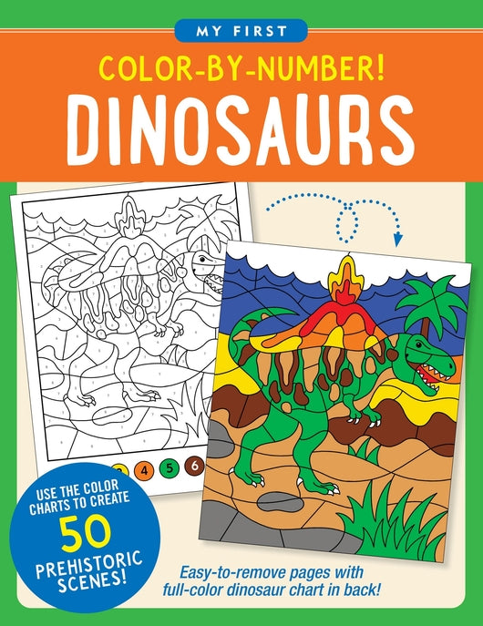 My First COLOR BY NUMBER - Dinosaurs