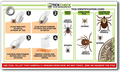 TickCheck Tick Remover Spoon - 3pk