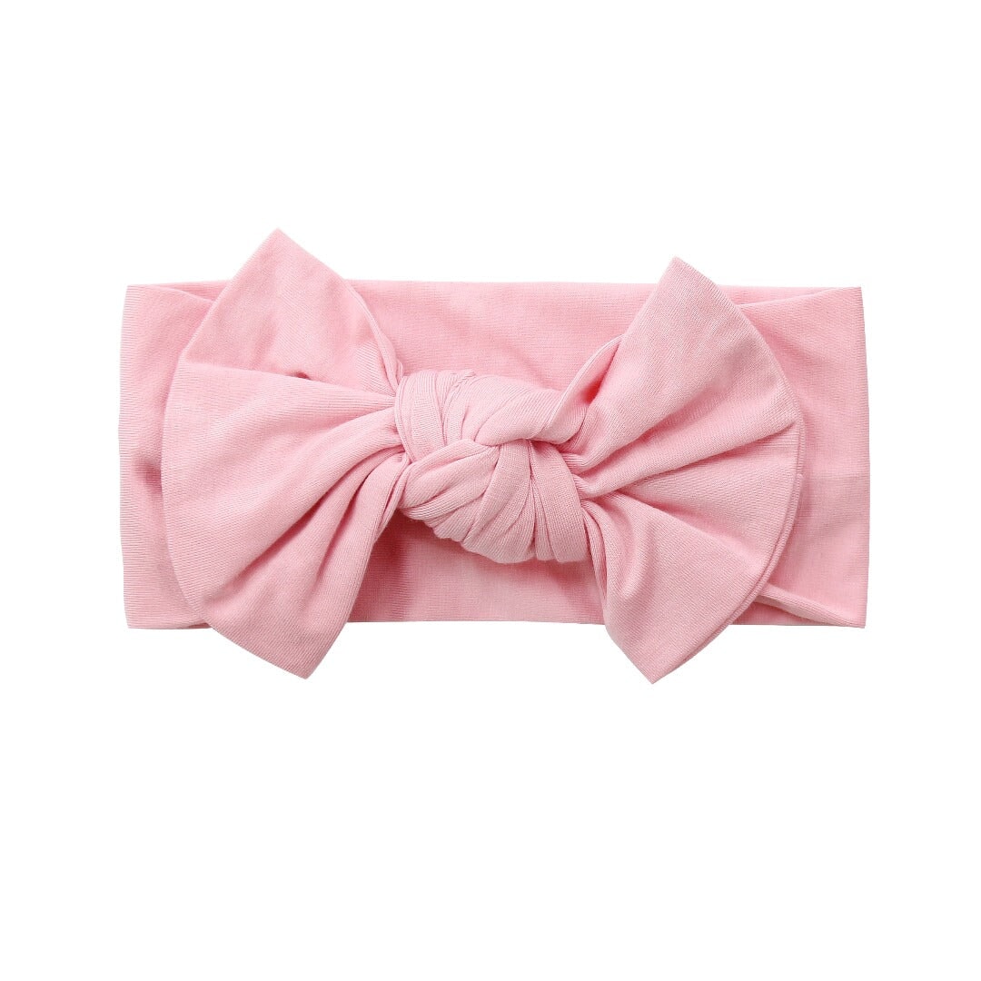 Candy Pink Knotted Bow