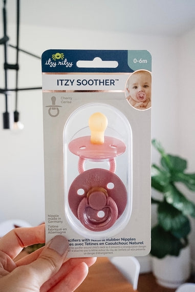 Itzy Ritzy Soother™ Natural Rubber Paci Sets - Blossom + Rosewood