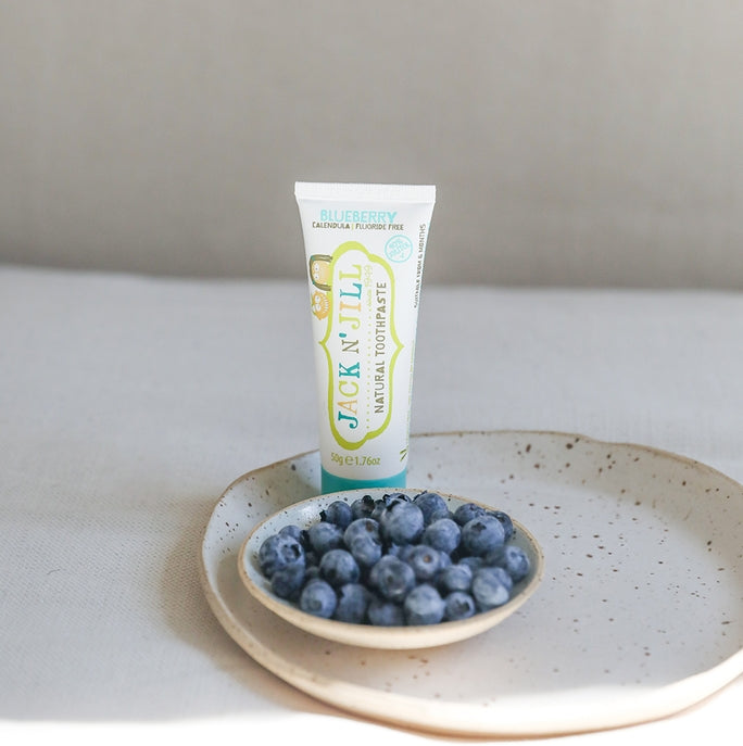 Jack n Jill Natural Calendula Toothpaste - Blueberry