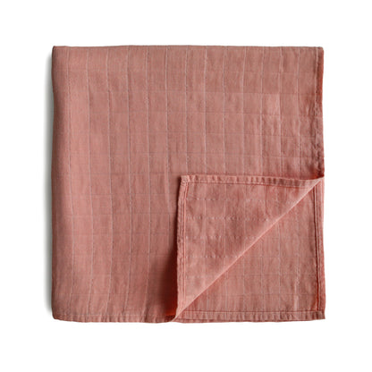 Organic Cotton Muslin Swaddle Blanket