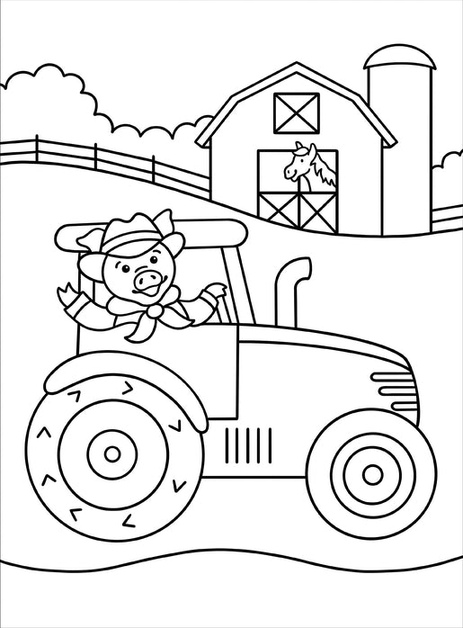 My First Coloring Book - Things That Go