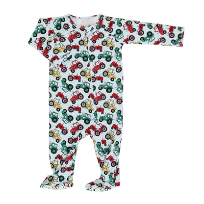 Down on the Farm Zipper Footie