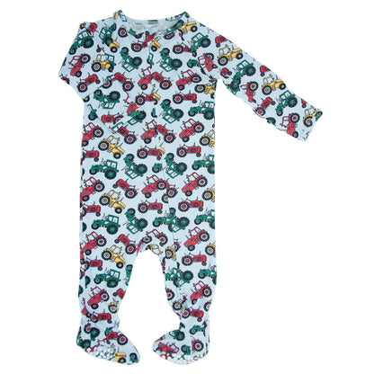 Down on the Farm Zipper Footie