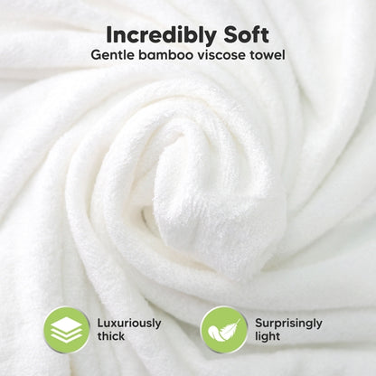 KeaBabies Cuddle Organic Bamboo Baby Hooded Towel - Unicorn