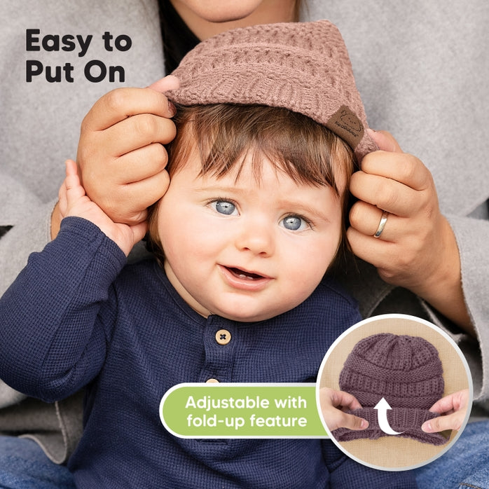 KeaBabies - Baby Knitted Beanie (available in six colors)