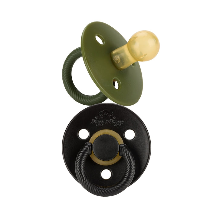 Itzy Ritzy Soother™ Natural Rubber Paci Sets - Camo + Midnight