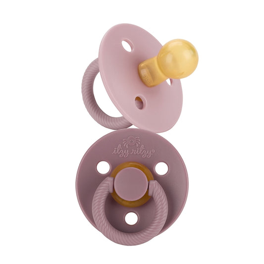 Itzy Ritzy Soother™ Natural Rubber Paci Sets - Orchid + Lilac