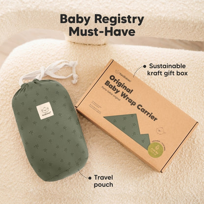 KeaBabies Baby Wrap Carrier - Forest Berries