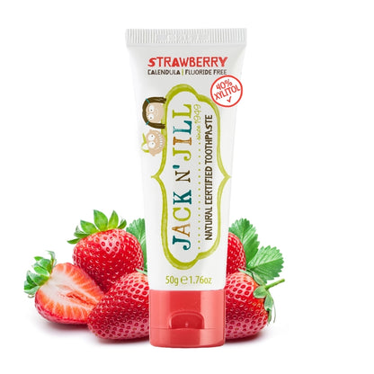 Jack n Jill Natural Calendula Toothpaste - Strawberry
