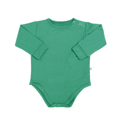 Hunter Green Long Sleeve Bodysuit
