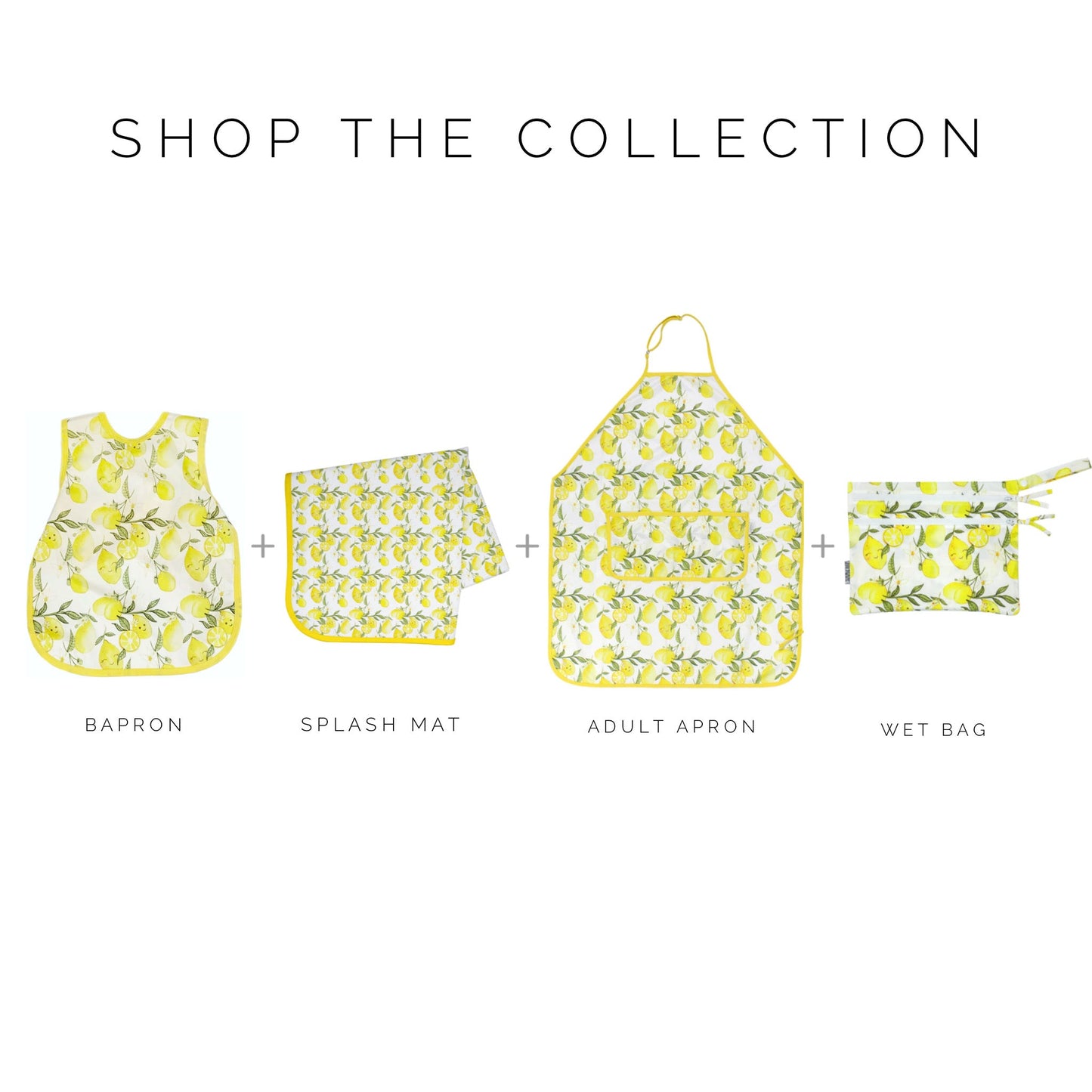 Fresh Lemon - Waterproof Wet Bag (For mealtime, on-the-go, and more!)