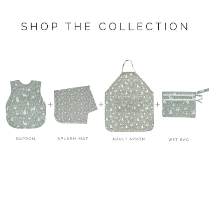 Forest Friends - Waterproof Wet Bag (For mealtime, on-the-go, and more!)