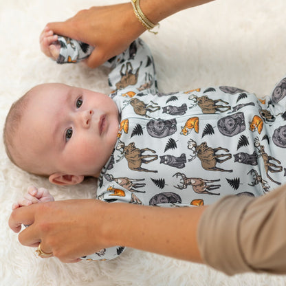 Into the Wild Zipper Footie