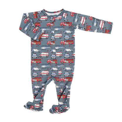 Ironman Zipper Footie