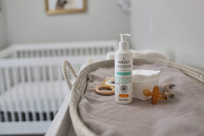 NOLEO DUO: 3-in-1 Diaper Rash Cream & Large Cotton Pads