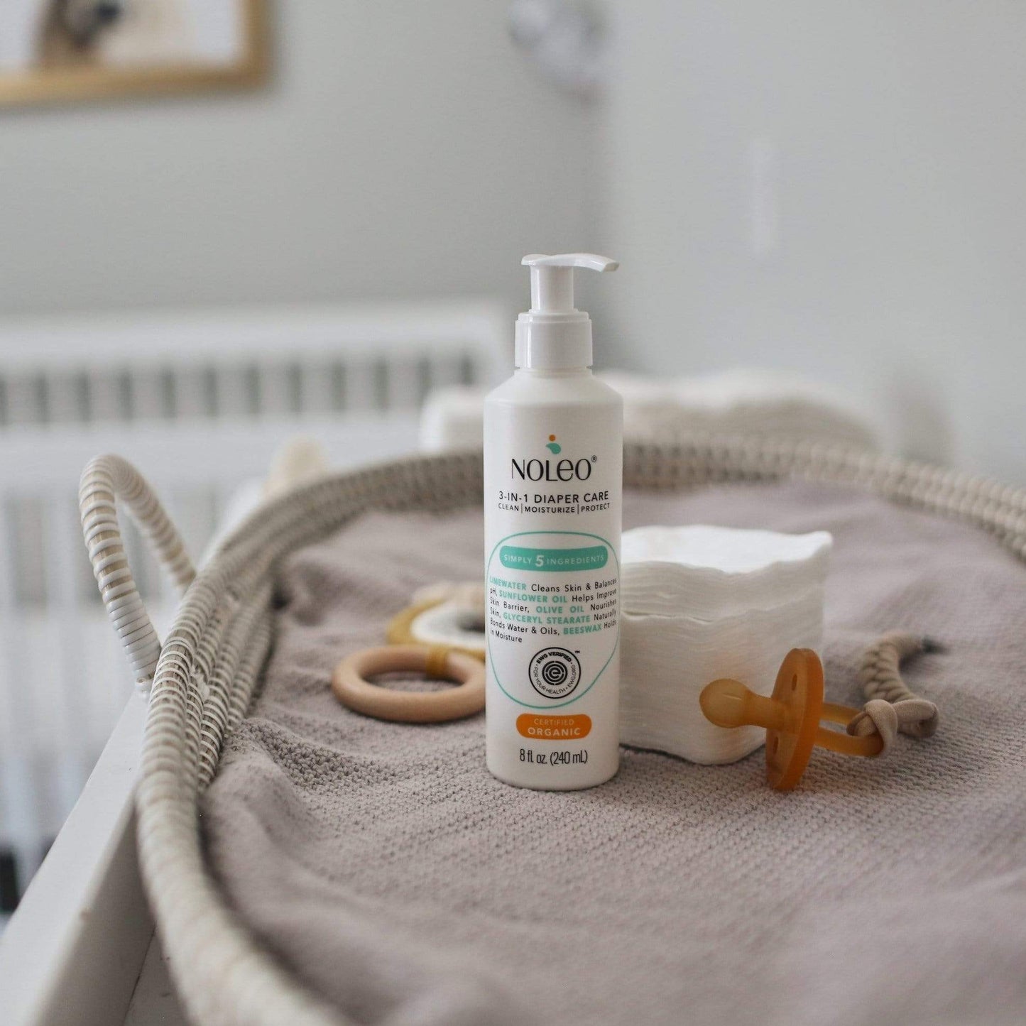 NOLEO Organic Cotton Pads - XL 3.54"x4.33"