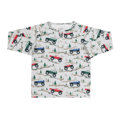 Over The River Raglan Henley