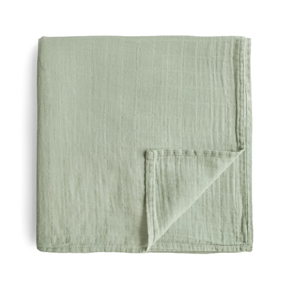 Organic Cotton Muslin Swaddle Blanket