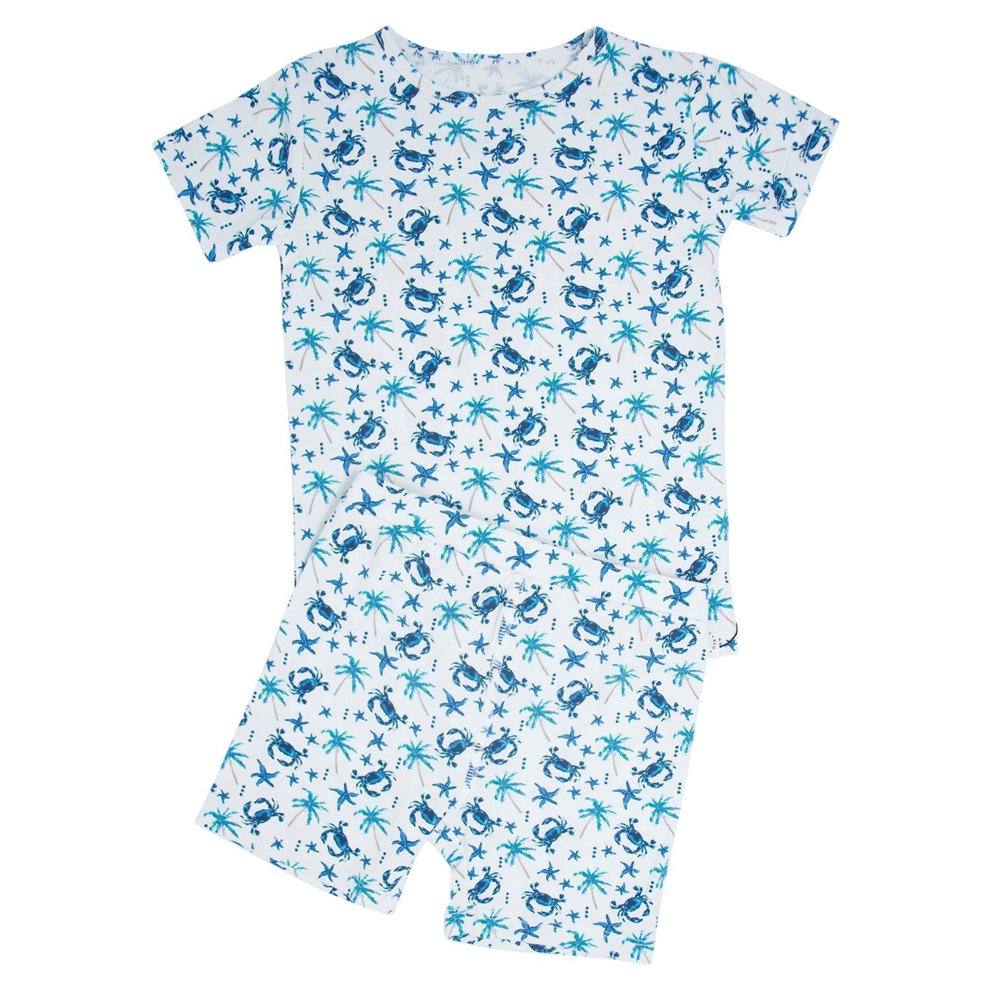 Blue Crabs Summer Pajama Set