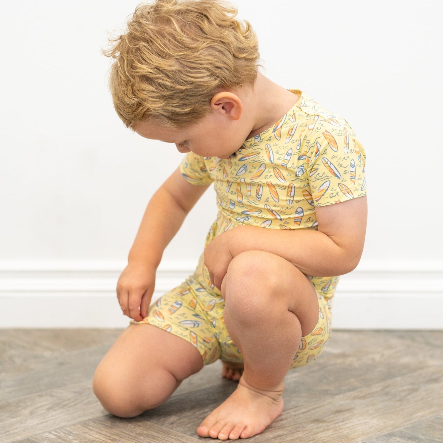 Surfboard Waves Summer Pajama Set